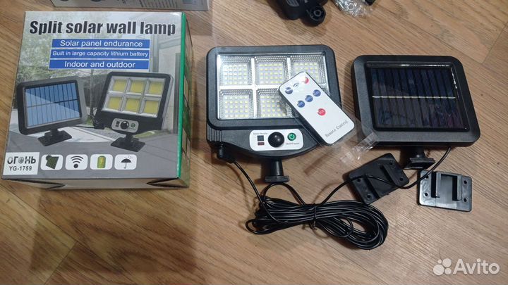 Фонарь на дистационной солнечной батарее yg-1759