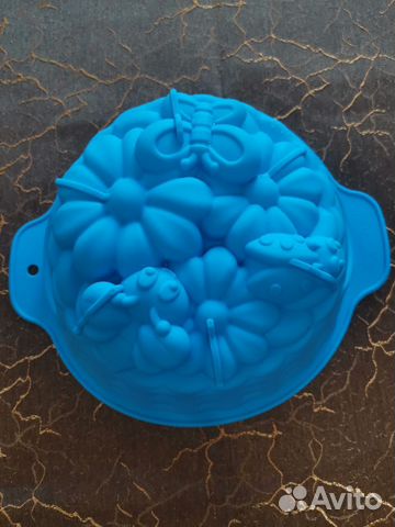 Силиконовая форма для выпечки торта или бисквита