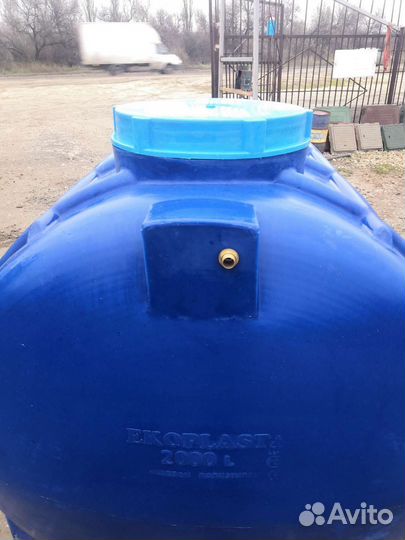 Ёмкость для воды огб 2000 литров (ecoplast)