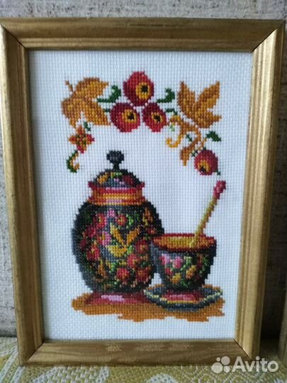 Картина вышитая крестом