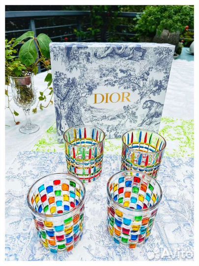 Комплект хрустальных стаканов Dior