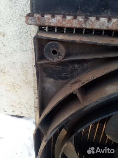Nissan almera n16 вентилятор с дифузором