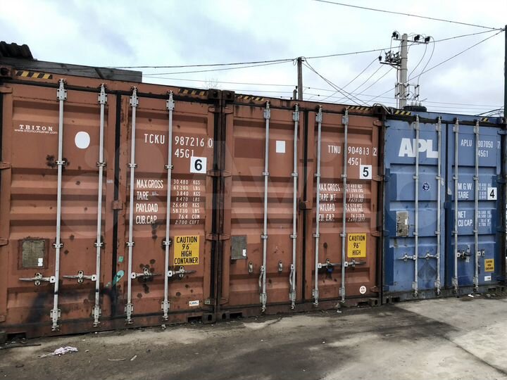 Аренда контейнера под склад 40ф, 28 м²