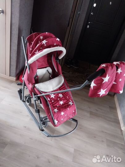 Коляска санки