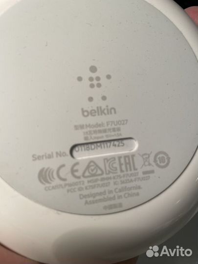 Беспроводная зарядка Belkin для iPhone