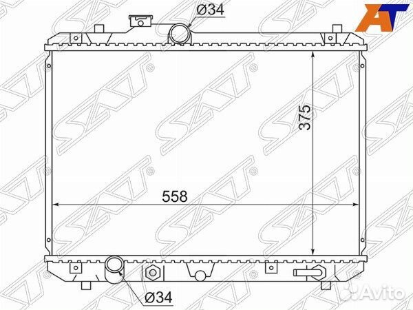 Радиатор suzuki swift
