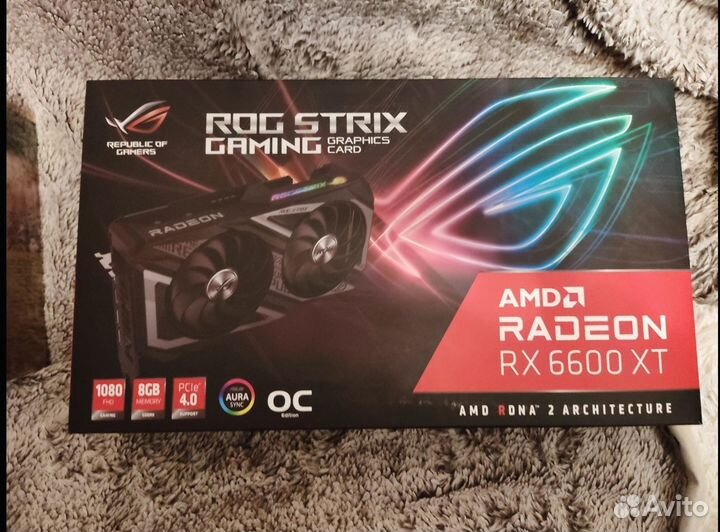 Asus Rog strix RX 6600XT 8GB