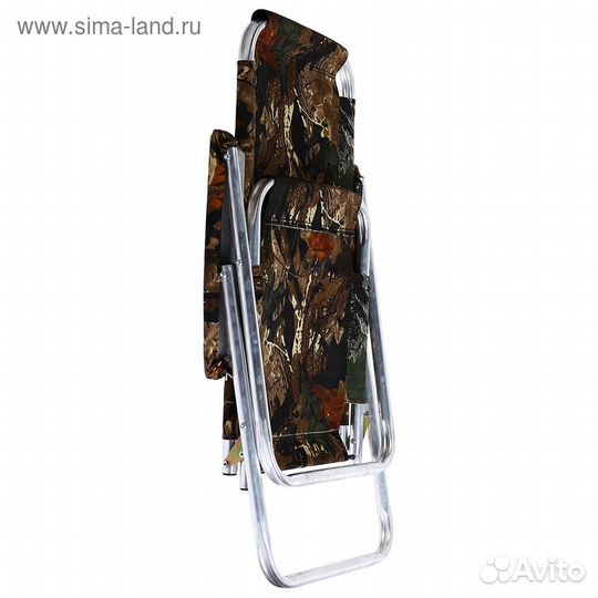 Кресло-шезлонг №3 «Медведь», до 120 кг, цвет микс