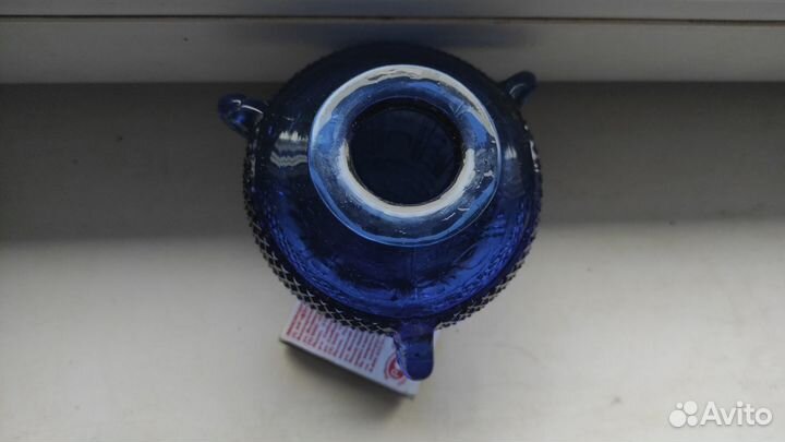 Лампадки из синего стекла