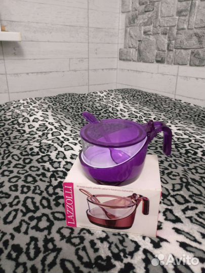 Сахарница с ложечкой