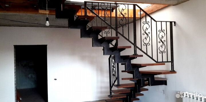 Металлические каркасы для лестниц