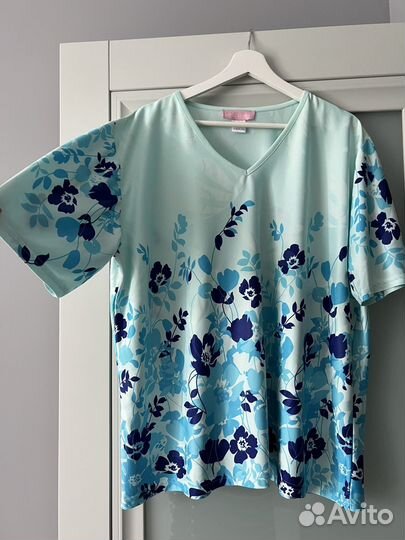 Блузка футболка женская большого размера