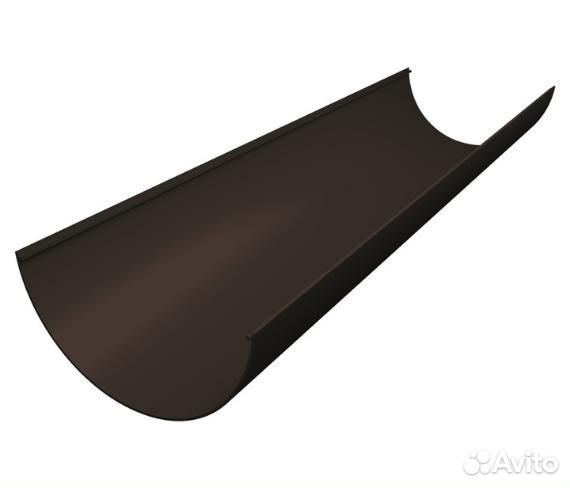 Водосток Желоб английский пвх GL коричневый (RR32)