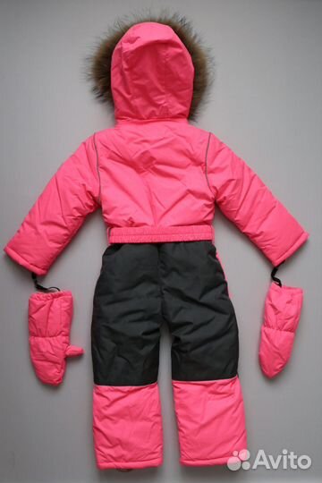 Зимний комбинезон для девочки 86-98 новый
