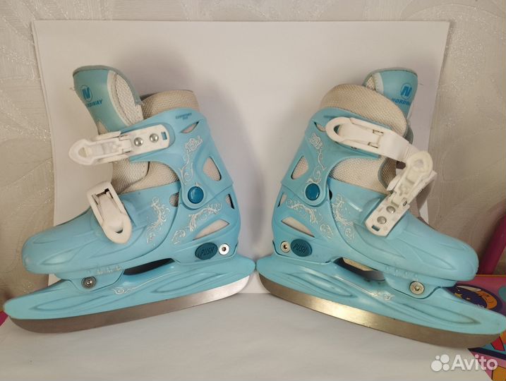 Коньки детские раздвижные 30 - 33