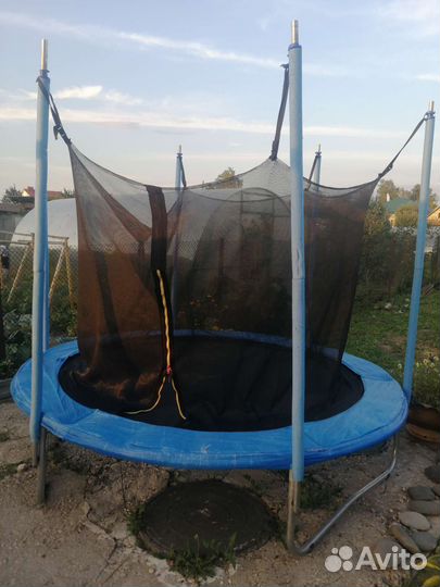 Батут с сеткой бу