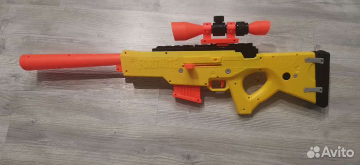 Бластер nerf fortnite