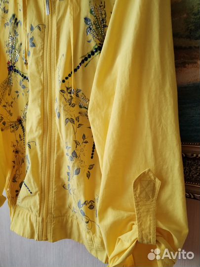 Кофта, ветровка тонкая турецкая женская 48 50