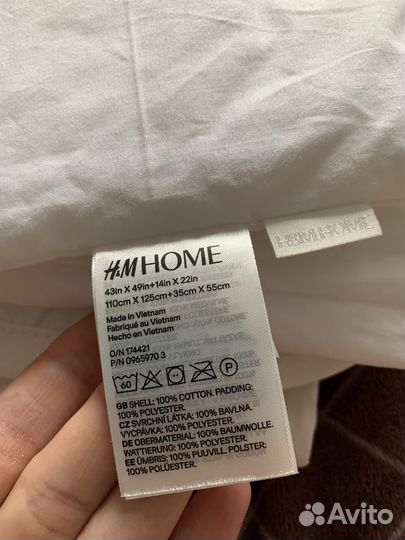 Одеяло и подушка H&M для малыша