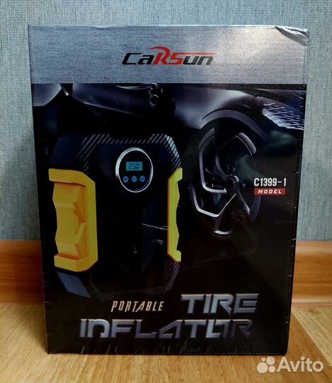 Автомобильный компрессор Carsun новый