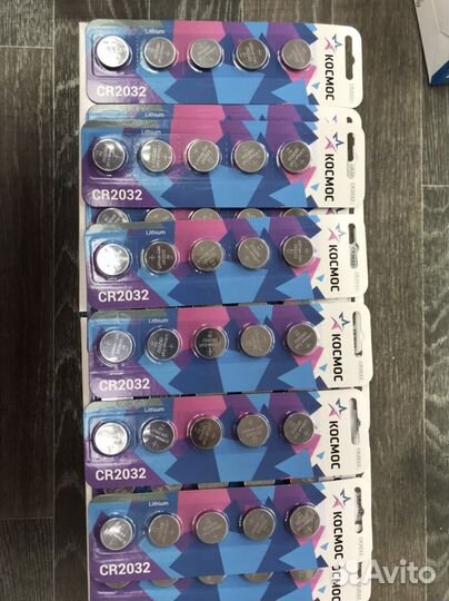 Батарея для биос 5шт CR2032 в наличии много