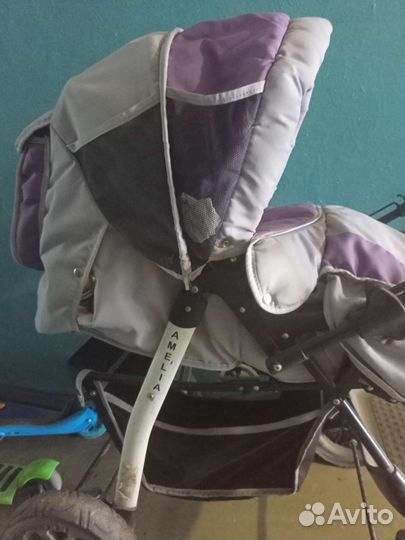 Коляска трансформер 2 в 1 бу