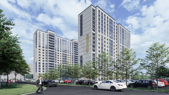 3-к. квартира, 86,9 м², 11/18 эт.