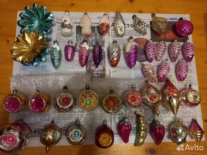 Елочные игрушки СССР