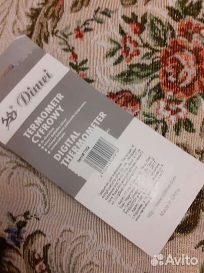 Термометр для аквариума с липучкой