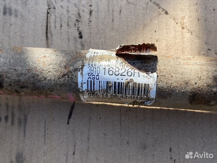 Привод в сборе левый Renault megane