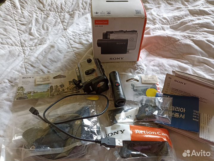 Экшн камера sony hdr as50