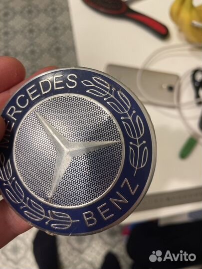 Значок mercedes Алюминивый