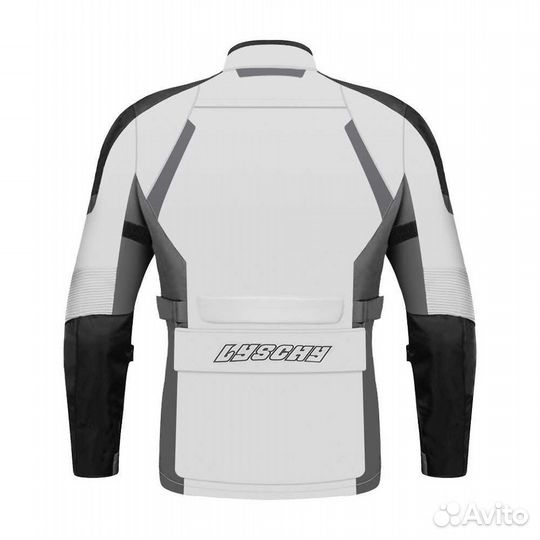 Мотокуртка lyschy LY502 серая