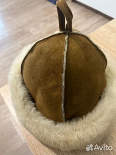 Шапка Боярка Классик для бани из овчины