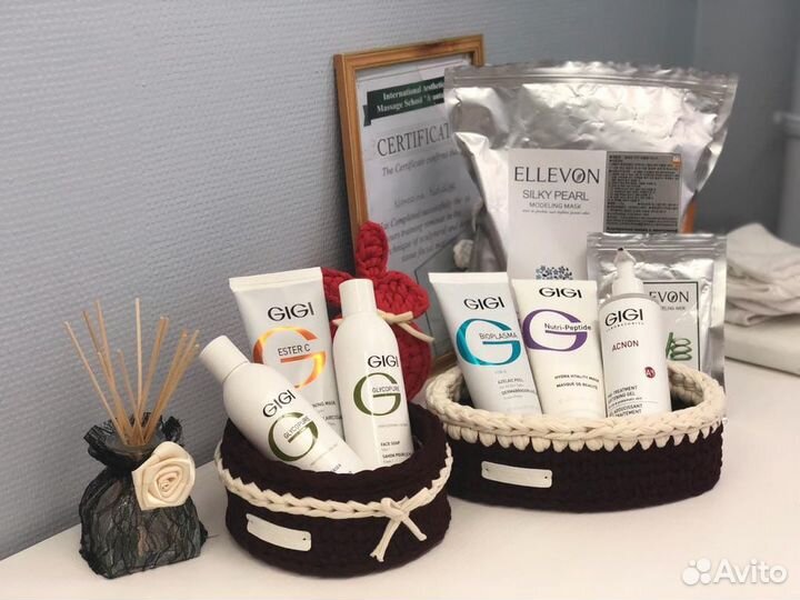 Корзинка из трикотажной пряжи