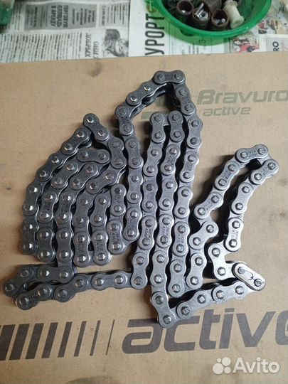 Мото цепь 428 на 120 звеньев