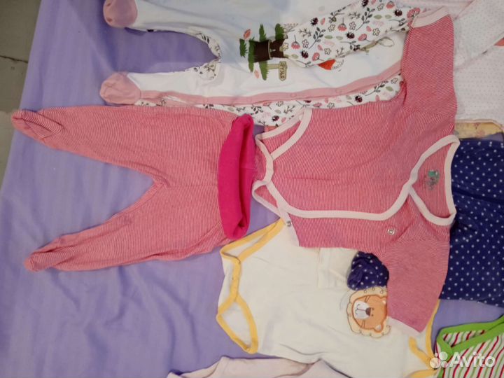 Вещи для новорожденной девочки пакетом (0-3 мес)