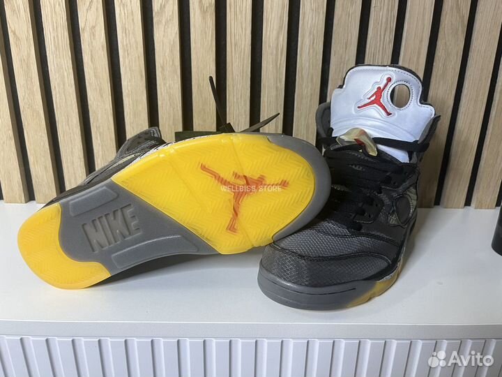 Off-White x Nike Air Jordan 5 Retro SP Muslin