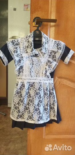 Школьная форма для девочки 128 134 темно синяя