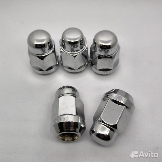 24шт гайки конусные М12*1.5 (19 ключ)