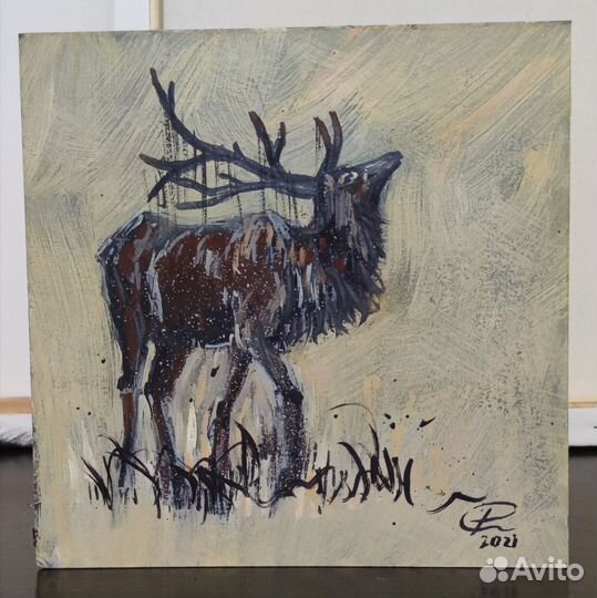 Картины маслом с животными