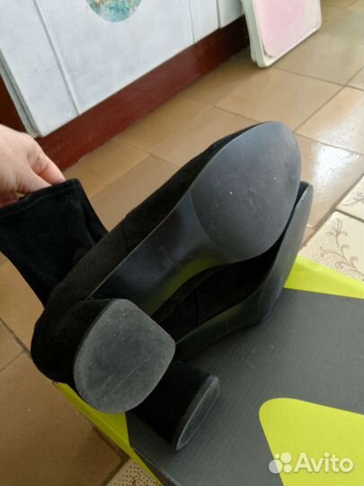 Ботинки замша 39р