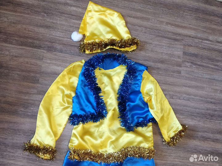 Новогодний костюм гномика 104-110