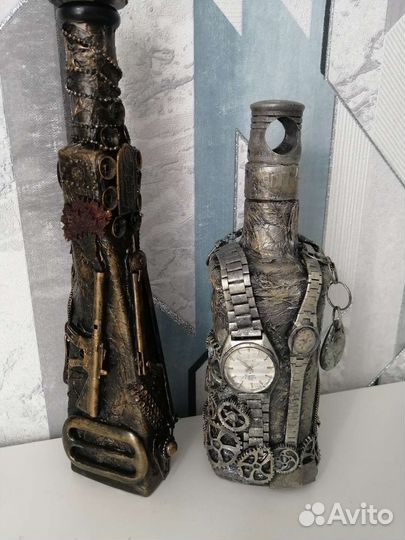 Подарок Декоративные бутылки ручной работы