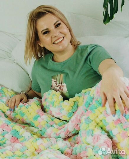 Детский плед ручной работы