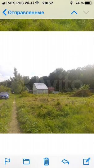 Участок 10 сот. (СНТ, ДНП)