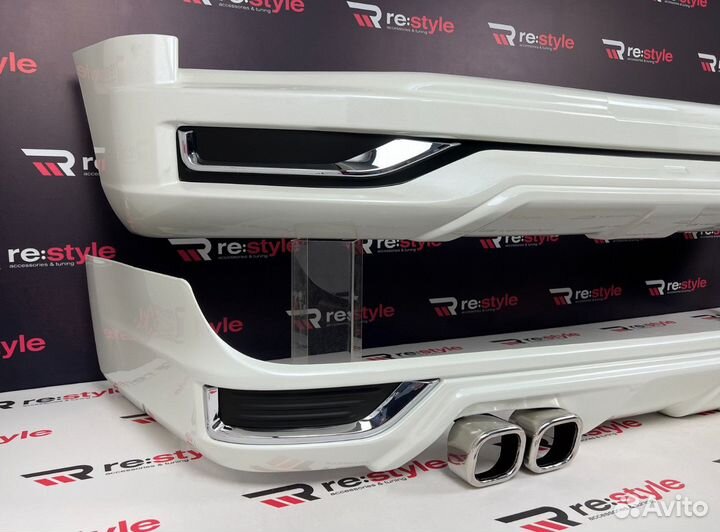 Обвес Toyota Land Cruiser 200 с 16г Белый D2331