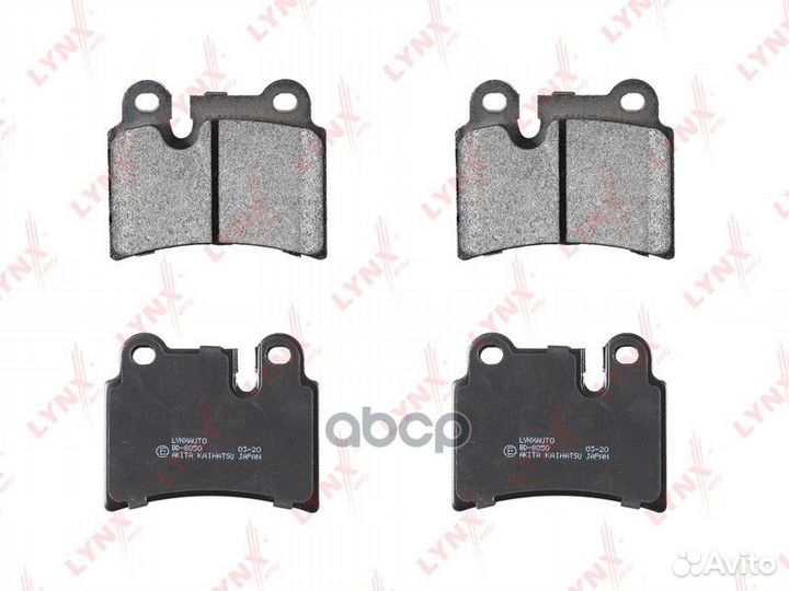 Колодки тормозные дисковые зад BD8050 lynxauto