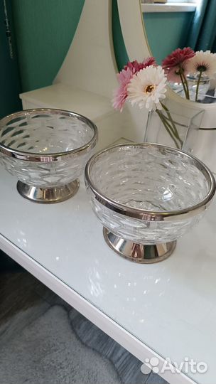 Ваза СССР винтаж хрусталь