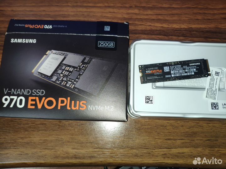 SSD samsung M.2 970 EVO Plus 250Гб (MZ-v7s250bw)